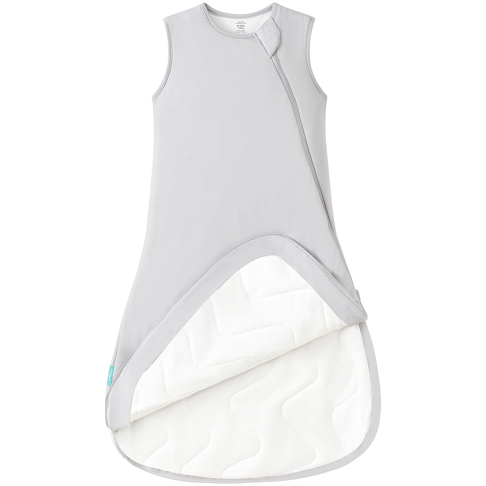PurComfy extra-long sleep sack on bed shows generous 3T-4T fit for growing toddlers.
