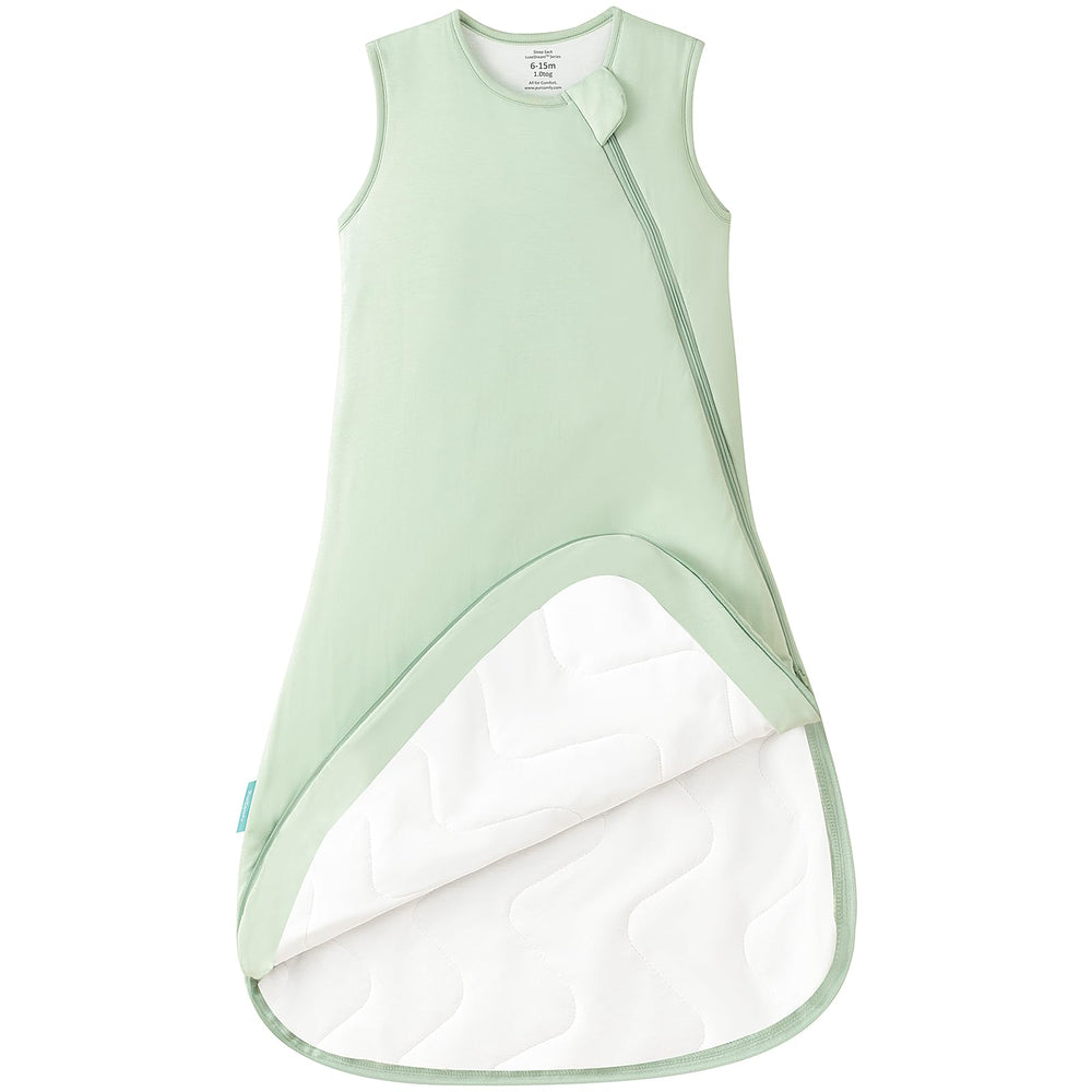 PurComfy extra-long toddler sleep sack with zipper open for easy dressing and warming nights