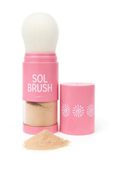 Pure Sol Sol Brush SPF50 bottle showing mineral sunscreen for quick, mess-free protection