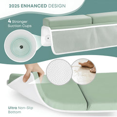 PURELYDOT Bath Toy Organizer with mesh pockets keeps toys within reach