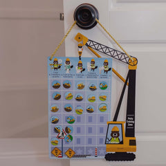 PUTSKA Potty Chart Crane crown marks milestones in a playful way.