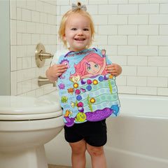 PUTSKA reusable mermaid stickers close-up for durable daily rewards