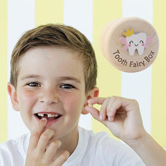 PUXING Tooth Fairy Box smooth wood texture invites nighttime storytelling