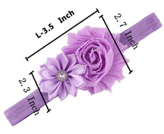 QandSweet 14-inch elastic headband with gentle stretch for growing kids.