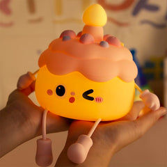 QANYI cupcake light enhances party ambience with birthday design