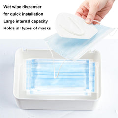 QBXMY7 wipes dispenser weight plate holds wipes in place.