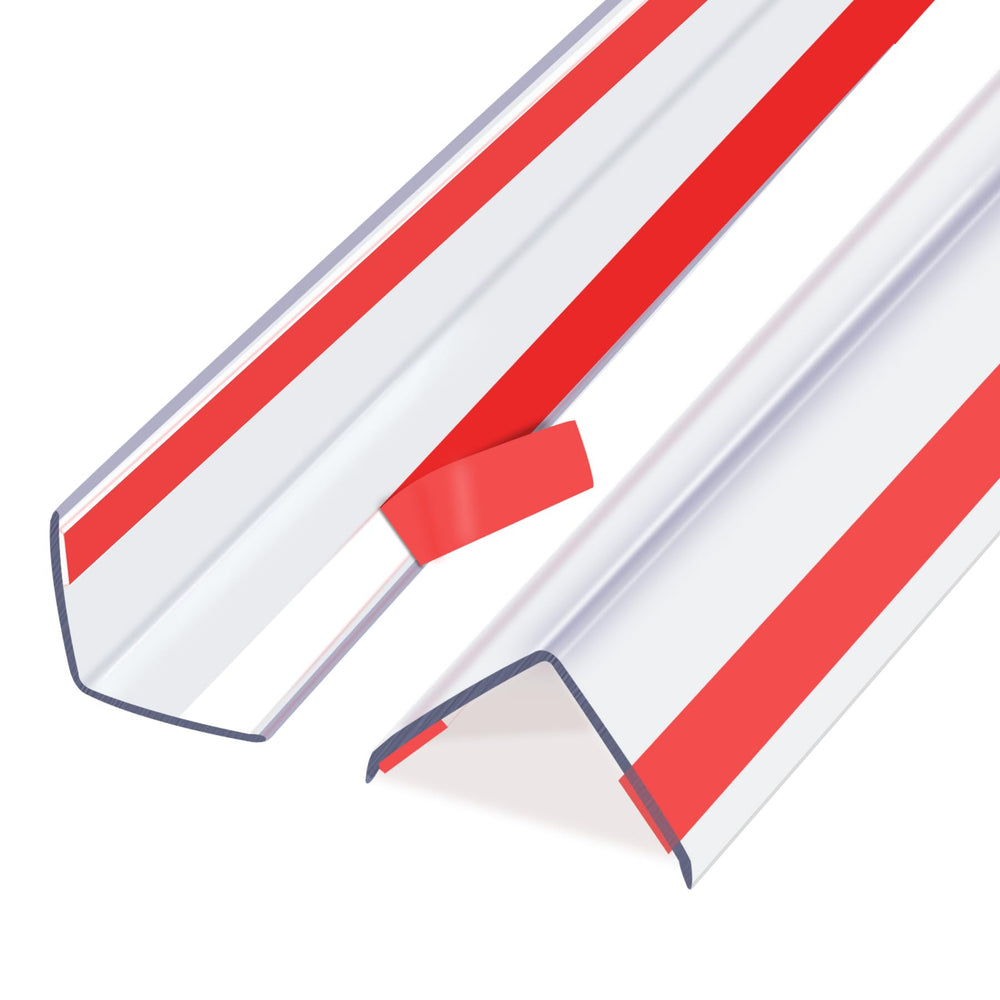 QDYMXUN clear corner protector on wall edge with adhesive shield for wall protection