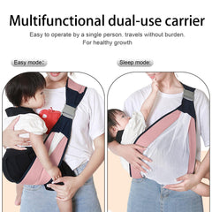 QETRABONE baby sling adjustable size 49-61 inches ensures a perfect fit