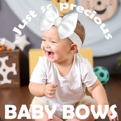 QFV baby photography prop bow adds cheerful styling to shoots.