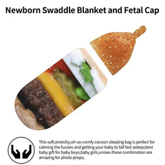Qiankang newborn hat stretchable beanie, easy to wear with cozy warmth.