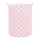 QiANBiRD large foldable laundry basket setup shows tall capacity for clothes organization.