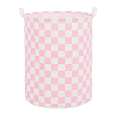 QiANBiRD large foldable laundry basket setup shows tall capacity for clothes organization.