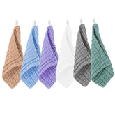 Qianyu muslin washcloth for baby with soft cotton texture for gentle cleansing.