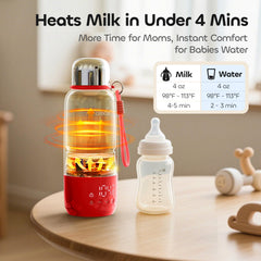 QIBOX bottle warmer uses SUS316L material for safe, hygienic feeding experiences