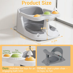 QIFUTT foldable design allows easy storage after baths.