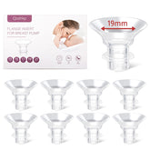 Qioihkp flange inserts 19mm closeup eight-pack for comfortable pumping