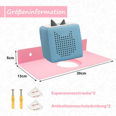 Qixiang CB Toniebox shelf holds 30 Tonie figures for easy access