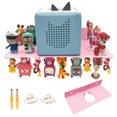 Qixiang CB Toniebox shelf pink wall-mount for organized toys display