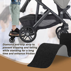 Qnemaei stroller board quick-snap connection for tool-free setup