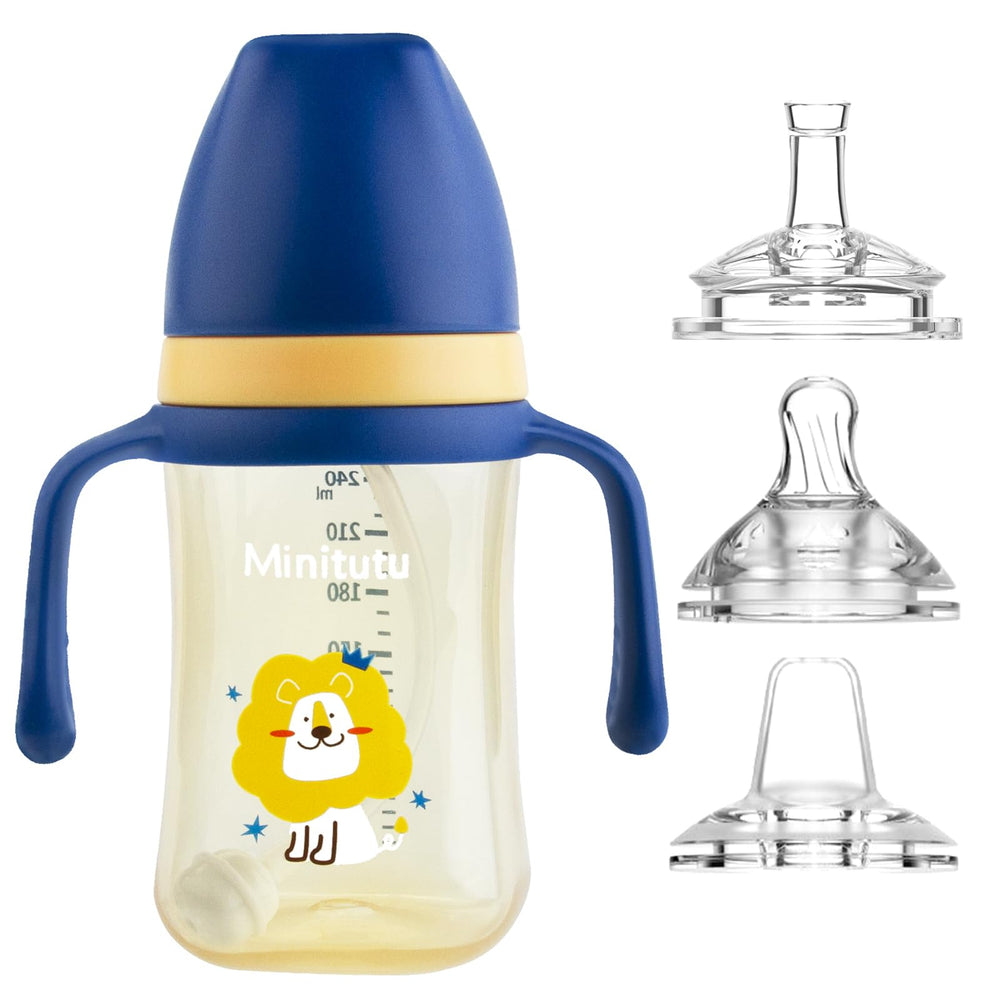 Qshare Sippy Cup yellow with 3-spout setup supports smooth transition for toddlers.
