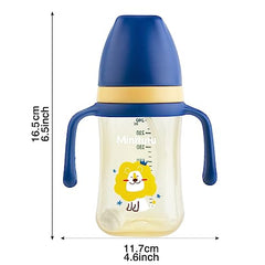 Qshare Sippy Cup yellow weighted-straw enables sip from anywhere with gravity.