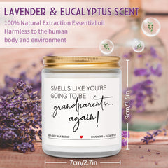 Quaintir lavender-eucalyptus-scent-candle fills room with calming aroma during anticipation