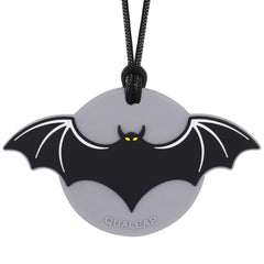 QUAL EAP Xtra Tough bat pendant closeup shows durable chew surface for sensory focus