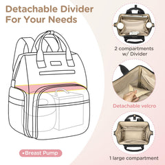 Qualyphant bag insulated compartments and cooling bag for fresh bottles on the go.