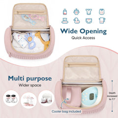 Qualyphant changing pad included for on-the-go changes