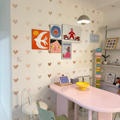 QUCHENG rainbow and sun motifs add playful charm for kids' rooms.