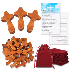 Queekay 50-crosses packaging shows bulk set ready for gifting and daily reflection