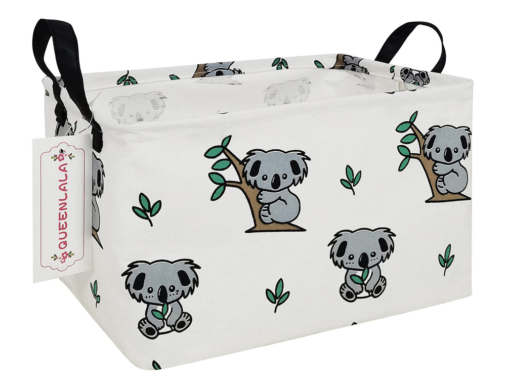 QUEENLALA rectangular laundry hamper size—fits in closets for tidy storage.