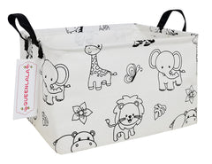 QUEENLALA rectangular laundry hamper foldable for easy organization.