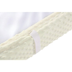 QUENESS Baby Changing Pad Cover cream yellow surface detail highlighting cozy touch