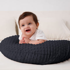 QUENESS BABY nursing pillow bottle feeding position highlights versatile support for feeding