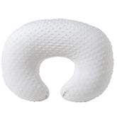 QUENESS BABY nursing pillow cover soft fleece closeup for cozy, breathable nursing sessions.