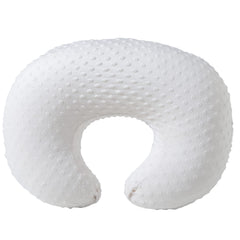 QUENESS BABY nursing pillow cover soft fleece closeup for cozy, breathable nursing sessions.
