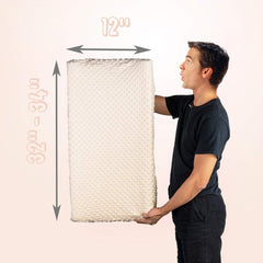 QUENESS fully-fit 32x16 design secures coverage on standard contour pads