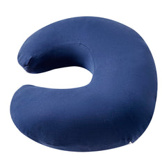 QUENESS nursing pillow closeup highlights natural jersey cotton cover softness