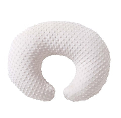 QUENESS nursing pillow cover in plush-dot beige offers baby-friendly softness and breathable comfort.