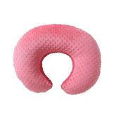 Queness nursing pillow cover Plush Dot fabric highlights baby-safe softness.