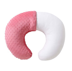 QUENESS nursing pillow StrawberryRed cover close-up for ultra-soft comfort