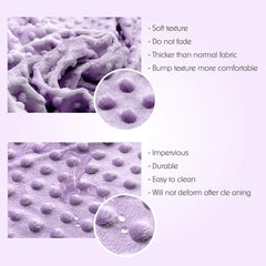 QUENESS Orchid changing pad cover on pad shows snug fit and stability
