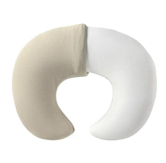 QUENESS two-pack nursing pillow covers ready for quick swaps