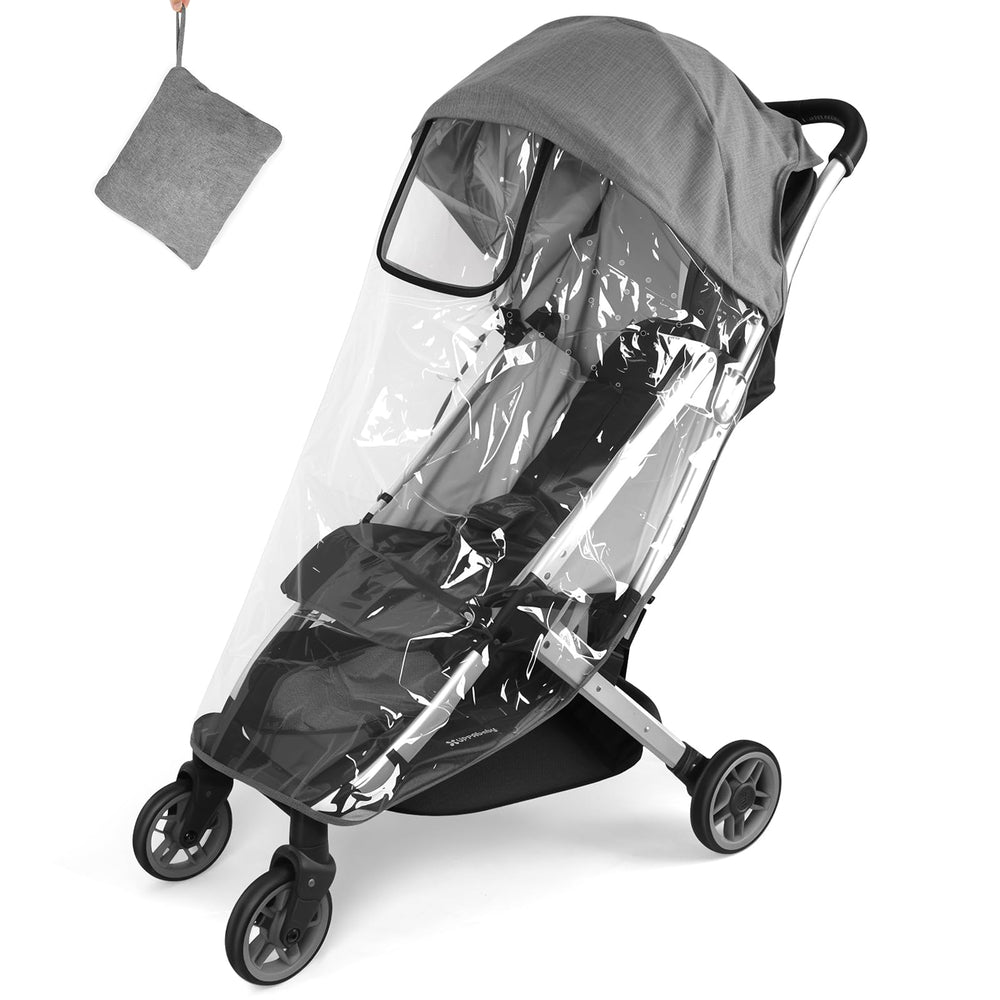 Quintriae Minu rain cover fits snugly for full all-weather protection