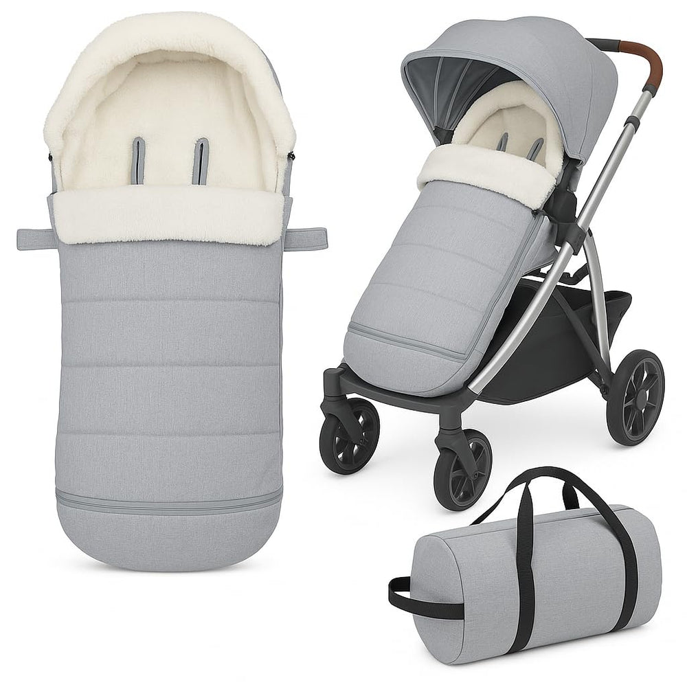 Quintriae stroller footmuff winter cover keeps baby warm on cold walks
