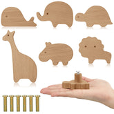 Qunclay wooden dresser knob lion enhances nursery furniture with playful charm