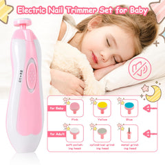 Electric nail trimmer heads from Qunlions life 28-in-1 kit for safe trimming
