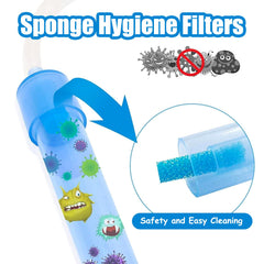 Qunlions life BPA-free and latex-free sponges support chemical-free use.