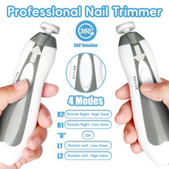 Qunlions Life cushioned sandpapers protect delicate baby nails during gentle filing.